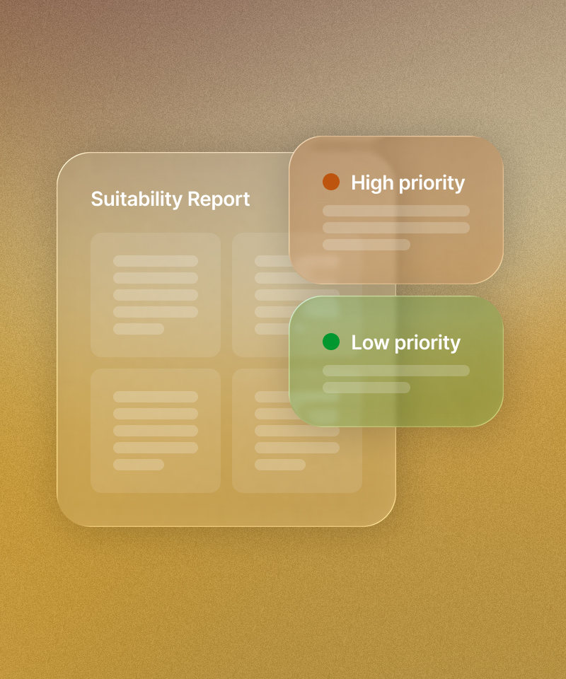 Compliance audit trail generated automatically alongside every advisory action